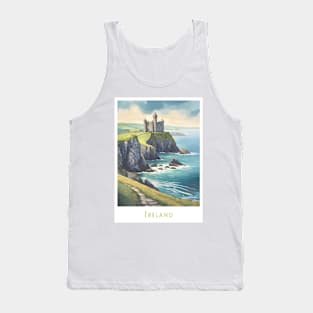 Majestic Irish Castle by the Sea Tank Top